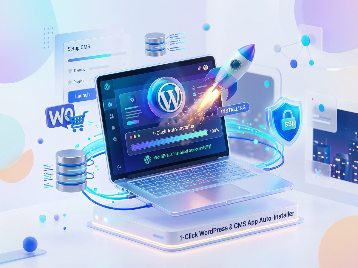 WordPress & Softaculous Tek Tıkla Kurulum